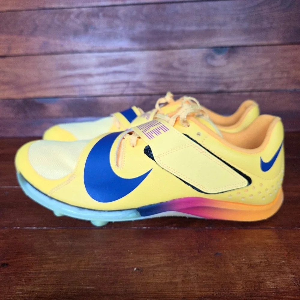 Nike Air Zoom Elite‎ Track Spikes Men 10 Yellow Citron FZ9326-800 New